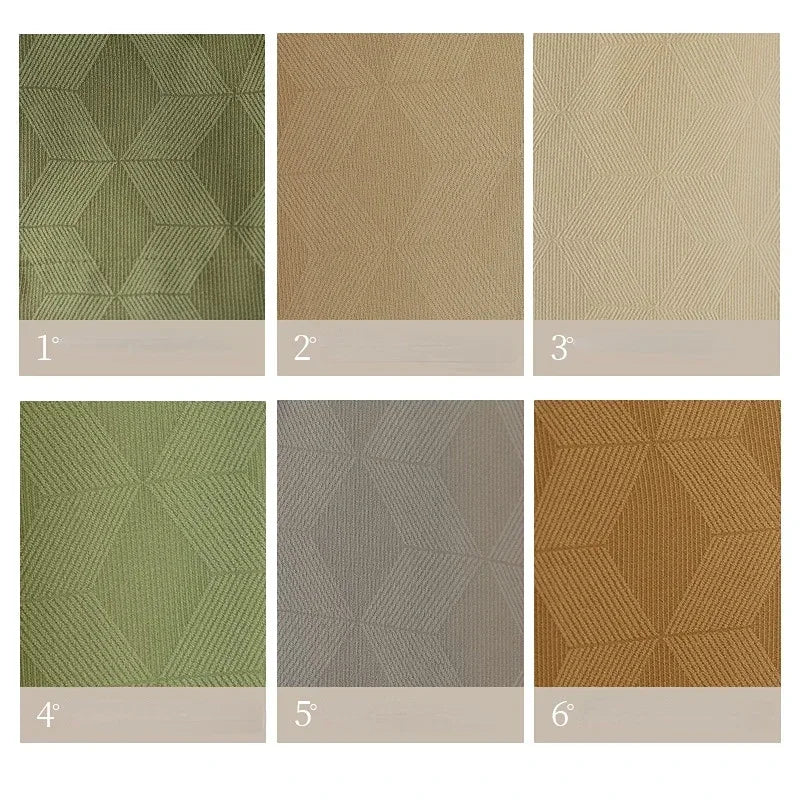 Light Luxury Chenille Blackout Curtains Matcha Green UV Protection Soundproof Drapes for Living Dining Bedroom Home Decor Custom