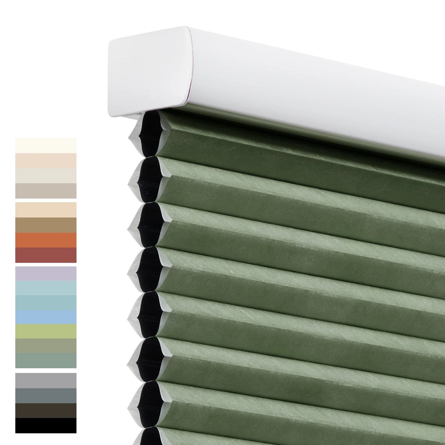 Persilux Blackout Cellular Blinds Honeycomb Shades Double Cells Cordless Windows Shades Saving Energy Thermal Insulation Custom