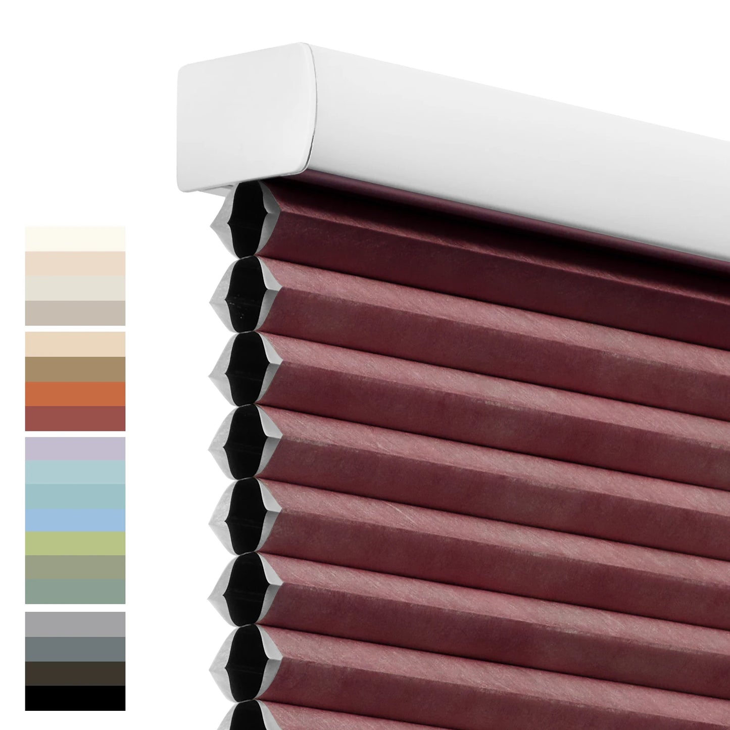 Persilux Blackout Cellular Blinds Honeycomb Shades Double Cells Cordless  Windows Shades Saving Energy Thermal Insulation Custom