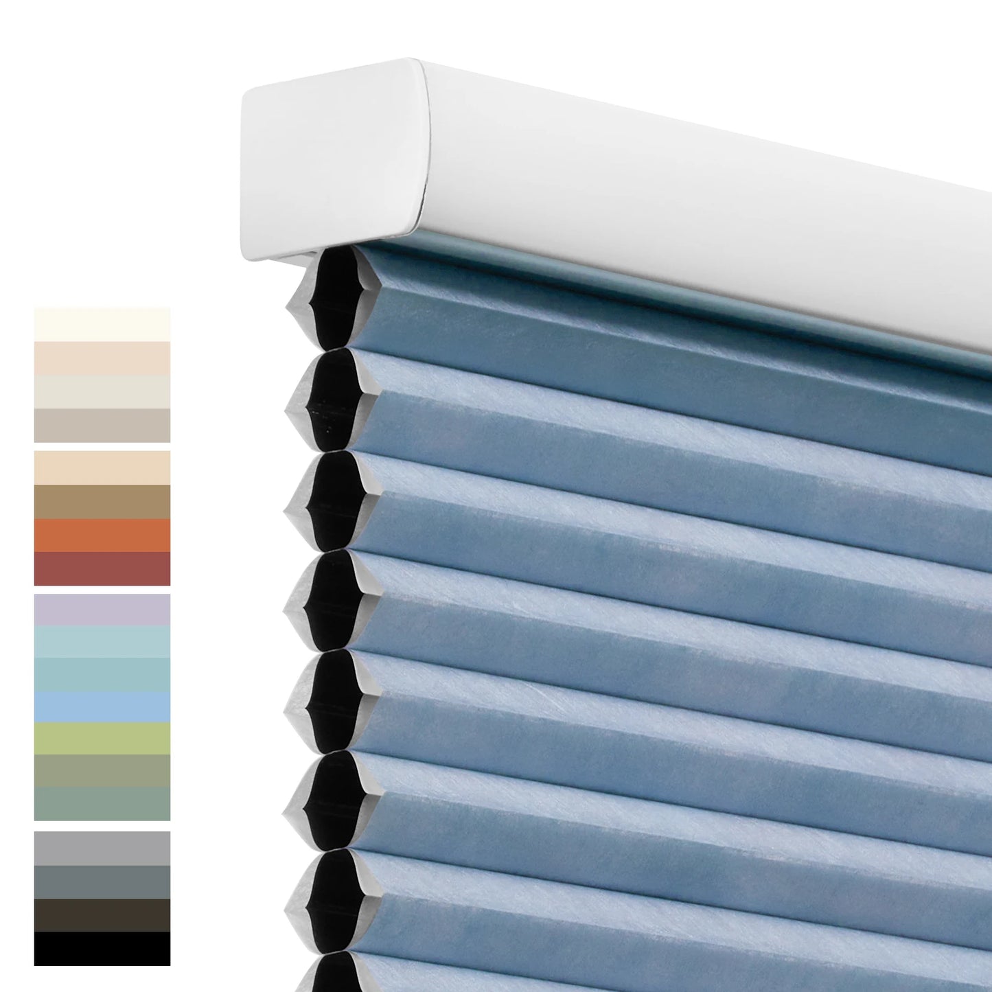 Persilux Blackout Cellular Blinds Honeycomb Shades Double Cells Cordless  Windows Shades Saving Energy Thermal Insulation Custom