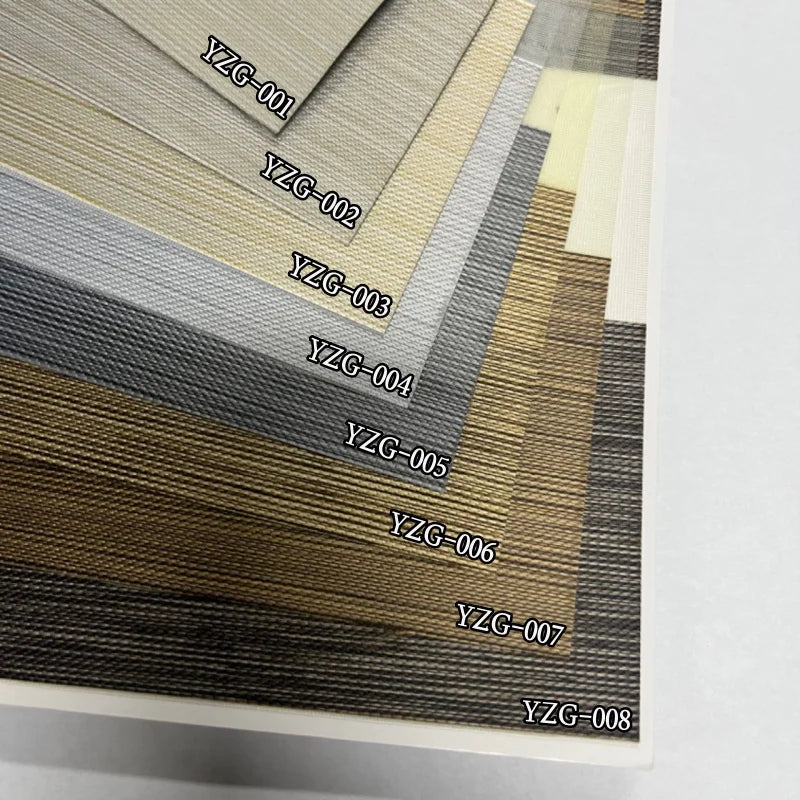 High Quality Custom Shades Waterproof Fabric Wired Motor Tuya Alexa Google Home Smart Control Automatic Zebra Blinds For Window