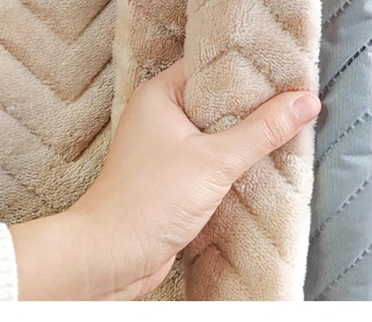 Blackout Curtains for Living Room Bedroom Windproof Thermal Insulated Window Drapes Winter Warm Cold Weather Blind Energy Saving