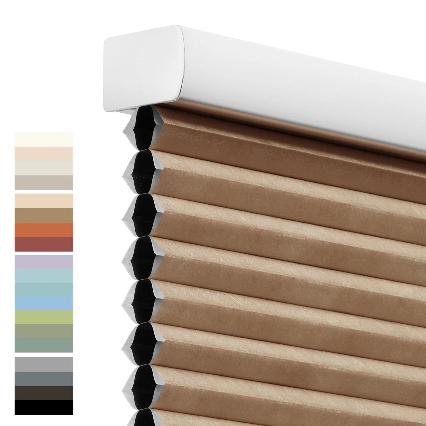 Persilux Blackout Cellular Blinds Honeycomb Shades Double Cells Cordless  Windows Shades Saving Energy Thermal Insulation Custom