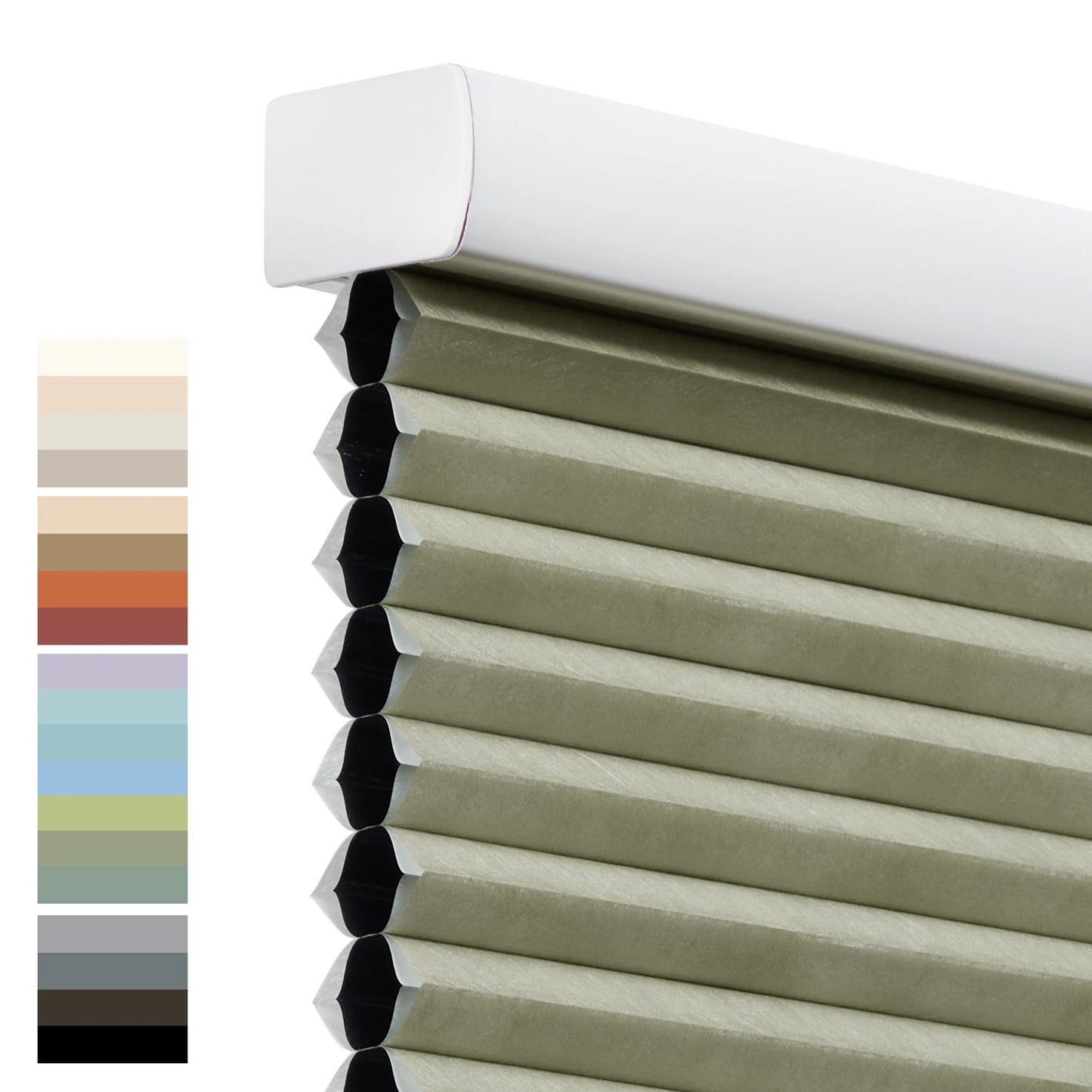 Persilux Blackout Cellular Blinds Honeycomb Shades Double Cells Cordless  Windows Shades Saving Energy Thermal Insulation Custom