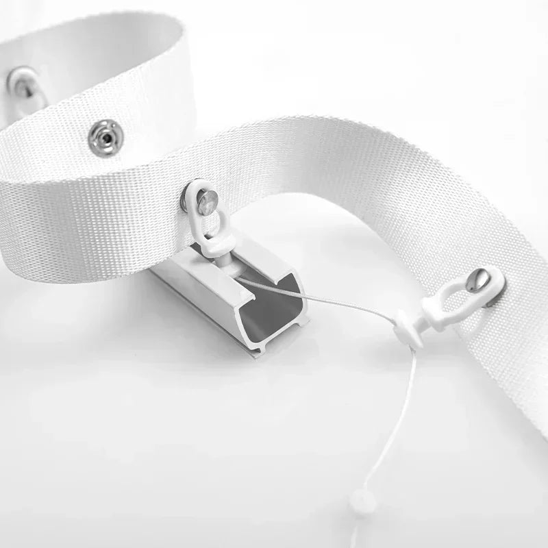 Custom Premium Aluminum Alloy S Shaped Curtain Track for Ceiling Side Installation with Thick Double Rail System and Accessories